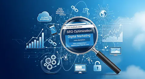 Digital Marketing: A Smart Way to Grow Online pngtree magnifying glass highlighting seo optimization and digital marketing concepts image 21770282